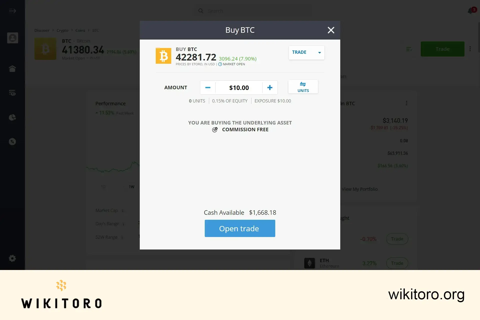 Comprare Bitcoin su eToro